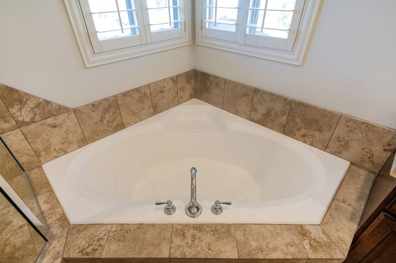 Corner Whirlpool Bathtub